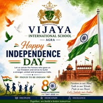 80th Independence Day Celebration at Vijaya International School